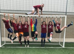 The Golden Girls soccer team for the tournament.